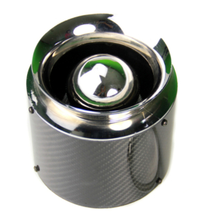 Sportovní filtr karbon univerzální 76mm - délka 155mm