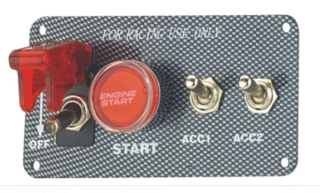 Startovací panel carbon look - typ SEP3014