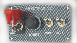 Startovací panel carbon look - typ SEP3016