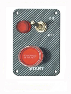 Startovací panel carbon look - typ SEP3021