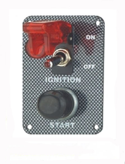 Startovací panel carbon look - typ SEP3027