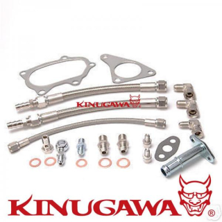 Kit hadic na vodu a olej Kinugawa pro Subaru EJ20 / EJ25 - Garrett turba
