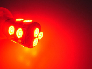 LED koncová světla 1157 / BAY15D 13W High Power LED červená