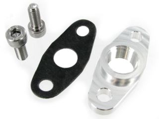 Adaptér zpětné vedení oleje T3/T4 / Garrett GT se závitem 1/2-NPT - kit s těsněním a šrouby