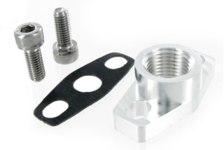 Adaptér zpětné vedení oleje Garrett GT se závitem 1/2"-NPT - kit s těsněním a šrouby
