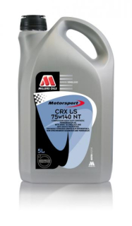 Závodní převodový olej Millers Oils Nanodrive Motorsport CRX LS 75w140 NT - 5l - plně syntetický olej pro sekvenční, bezsynchronní převodovky a samosvorné diferenciály