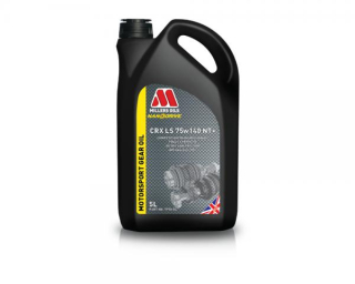 Závodní převodový olej Millers Oils Nanodrive Motorsport CRX LS 75w140 NT+ - 5l - plně syntetický olej pro sekvenční, bezsynchronní převodovky a samosvorné diferenciály