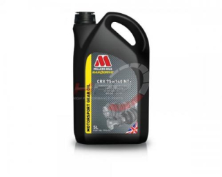 Závodní převodový olej Millers Oils Nanodrive Motorsport CRX 75w140 NT+ - 5l - plně syntetický olej, pro synchronní převodovky a bezuzávěrové diferenciály