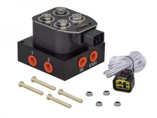 Ventilová jednotka se solenoidy ProRacing pro vzduchové podvozky - 8 portů