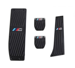 Pedály ProRacing pro BMW 1-Series E81 / E82 / E87 / E88 s logem M technik - manuální převodovka - černé