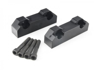 Adaptéry ProRacing pro přední brzdové třmeny Brembo Porsche 911 996 Turbo - Audi, Seat, Škoda, VW platforma Mk4 (5x100) + kotouče R32 (334 x 32mm)