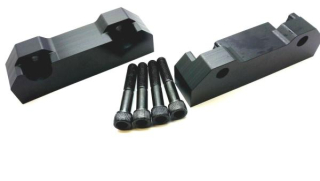 Adaptéry ProRacing pro přední brzdové třmeny Brembo Porsche 986/987 - Audi, Seat, Škoda, VW platforma Mk4 (5x100) + kotouče (312 x 25mm)