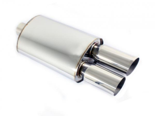 Koncový tlumič výfuku ProRacing MP16 - nerez - 63,5mm
