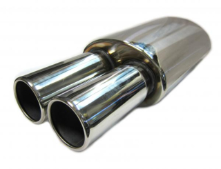 Koncový tlumič výfuku ProRacing MP17 - nerez - 63,5mm