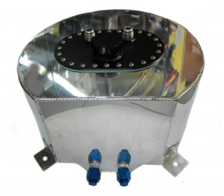 Závodní hliníková palivová nádrž 20l (racing fuel tank) - oválná