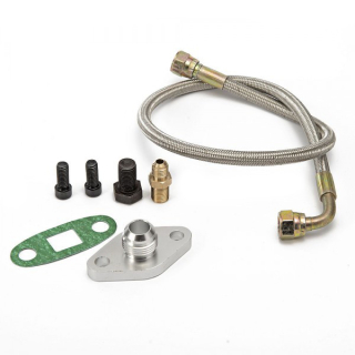 Pancéřové přívodní vedení oleje k turbu ProRacing na Toyota Supra 1JZ/2JZ single turbo