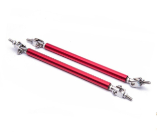 Univerzální nastavitelné vzpěry pro stabilizaci spoilerů a difuzorů - délka 100mm - červené