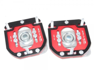 Přední horní uložení tlumičů (Pillowball Top Mounts) Silver Project BMW E30 - 3D 2way verze pro stavitelný podvozek