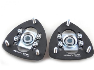 Přední horní uložení tlumičů (Pillowball Top Mounts) Silver Project BMW E24 / E28 / E30 / E34 - verze pro stavitelný podvozek