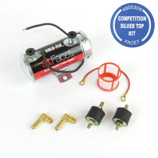 Univerzální nízkotlaká palivová pumpa Facet Silver Top Competition kit 132,5l/h - 480530-K