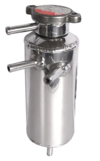 Water radiator coolant header tank - 4x vývod - objem 0,5l