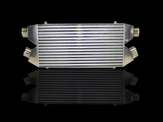 Intercooler FMIC 760 x 280 x 75mm (560 x 280 x 75mm) bi-turbo - výstupy 66mm