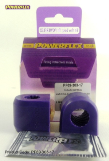 Silentbloky Powerflex Subaru Impreza WRX/STi GC/GF (93-00) Rear Anti Roll Bar To Chassis Bush 17mm (9)