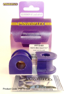 Silentbloky Powerflex Ford Fiesta Mk3 vč. XR2i/RS1800 16V (89-96) Front Anti Roll Bar Mounting Bush 16mm (3)