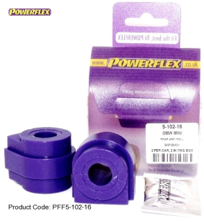 Silentbloky Powerflex BMW Mini One / Cooper R50/R52/R53 Front Anti Roll Bar Bush 16mm (2)