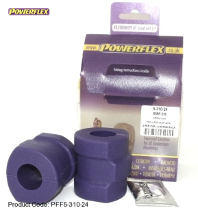 Silentbloky Powerflex BMW E36 (90-98) Front Anti Roll Bar Mounting 24mm (2)