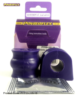 Silentbloky Powerflex Subaru Impreza WRX/STi GD/GG (00-07) Front Anti Roll Bar Bush 18mm (3)