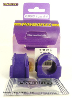 Silentbloky Powerflex VW Golf 1 / Scirocco (73-85) Front Anti Roll Bar Outer Mount 22mm (4)