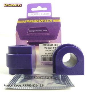 Silentbloky Powerflex Škoda Octavia II 1Z (04-) Front Anti Roll Bar Bush 19,6mm (3)