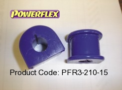 Silentbloky Powerflex Audi A4 / S4 Quattro (95-01) / RS4 Quattro (00-01) Rear Anti Roll Bar Bush 15mm (10)