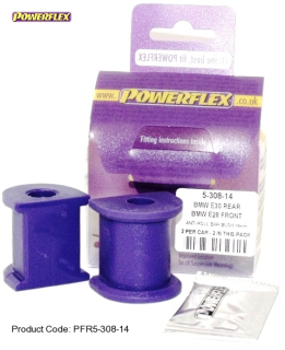 Silentbloky Powerflex BMW E30 (82-91) Rear Roll Bar Mounting Bush 12mm (6)