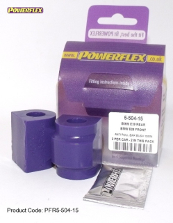 Silentbloky Powerflex BMW E46 (99-06) Rear Roll Bar Mounting Bush 15mm (4)