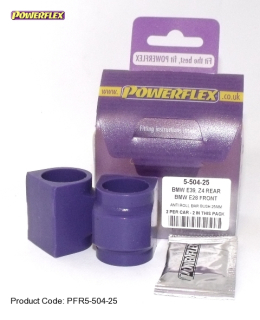 Silentbloky Powerflex BMW E24 (79-89) / E28 (82-88) Front Anti Roll Bar Mounting Bush 25mm (3)