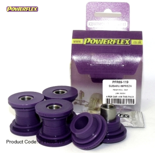 Silentbloky Powerflex Subaru Impreza WRX/STi GC/GF (93-00) Rear Roll Bar Link Bush (10)
