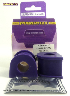 Silentbloky Powerflex Subaru Impreza WRX/STi GD/GG (02-07) Rear Anti Roll Bar To Chassis Bush 17mm (9)
