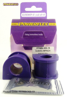 Silentbloky Powerflex Subaru Impreza WRX/STi GD/GG (02-07) Rear Anti Roll Bar To Chassis Bush 19mm (9)