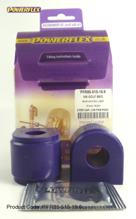 Silentbloky Powerflex Škoda Octavia II 1Z (04-) Rear Anti Roll Bar Bush 19,6mm (15)