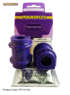Silentbloky Powerflex Citroen AX Mk1/2 Front Anti Roll Bar Mount Inner 20mm (3)