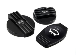 Kryt na víčko oleje, vody a ostřikovače VAG 2.0 TSI/TFSI EA113/EA888 - černé