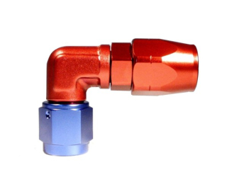 Fitinka koleno 90° D-10 (AN10) 7/8"x14-UNF - cutter-system - šroubovací (zesílená s ostrým úhlem)