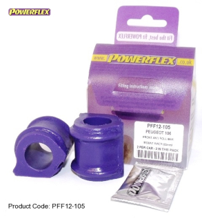 Silentbloky Powerflex Citroen Saxo včetně VTS Front Anti Roll Bar Mount Inner 22mm (2)