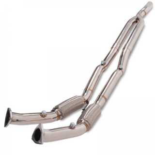 Downpipes s náhradami katalyzátorů Jap Parts VW Golf 5 3.2 R32 (04-09)