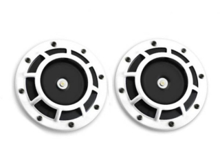 Klaksony kulaté Hella style - bílé