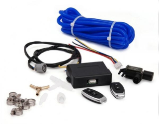 Elektronický dálkově ovládaný kontrolér pro mechanické podtlakově / přetlakově řízené výfukové klapky