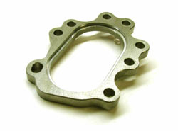 Příruba na výfukovou část T25/T28 (ocel) - 8 děr