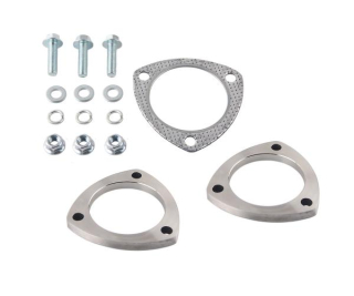 Nerezové výfukové příruby ProRacing - průměr 76mm - 3 šrouby - set